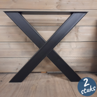 X-poot 10/10 - Zwart gecoat