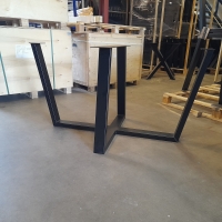 Dubbele trapeze - 80 x 140 cm - Zwart gecoat