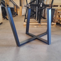 Dubbele trapeze - 80 x 140 cm - Zwart gecoat