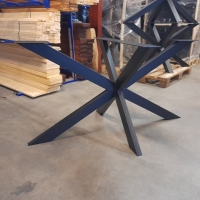 Matrixpoot - 80 x 140 cm - Koker 4x8 - Zwart gecoat - Eén geheel