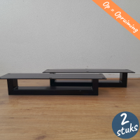 U-poot 3/6 - Zwart gecoat | OPRUIMING
