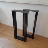 U-poot 4/8 - Zwart gecoat | OPRUIMING