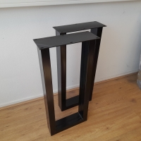 U-poot 4/8 - Zwart gecoat | OPRUIMING