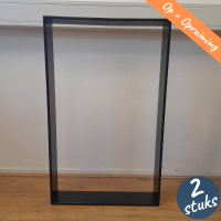 U-poot 1/10 - Zwart gecoat | OPRUIMING