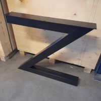 Z-poot 8/8 - Zwart gecoat