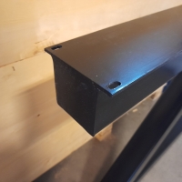 Z-poot 8/8 - Zwart gecoat