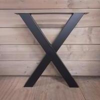 X-poot 8/8 - Zwart gecoat