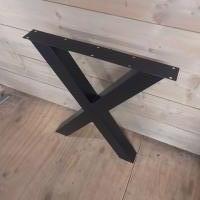 X-poot 8/8 - Zwart gecoat