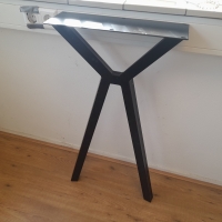 LOSSE Vlinder-poot 4/4 - Zwart gecoat | OPRUIMING